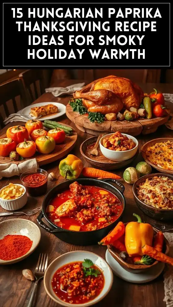 15 Hungarian Paprika Thanksgiving Recipe Ideas for Smoky Holiday Warmth