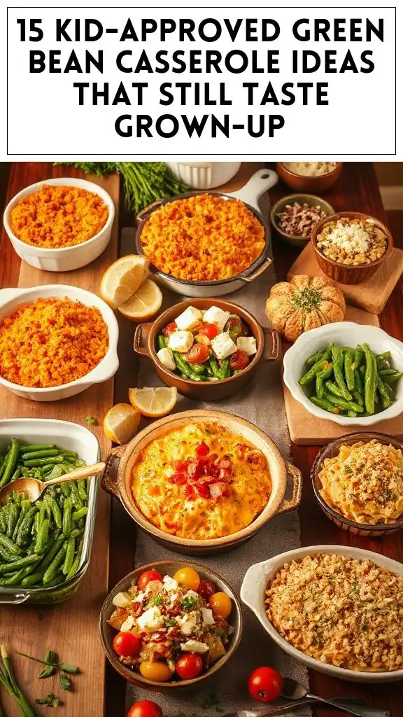 15 Kid-Approved Green Bean Casserole Ideas That Still Taste Grown-Up