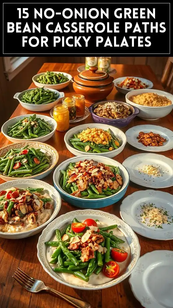 15 No-Onion Green Bean Casserole Paths for Picky Palates
