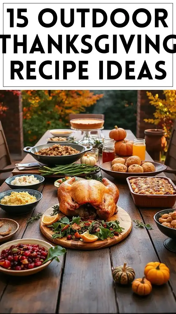 15 Outdoor Thanksgiving Recipe Ideas