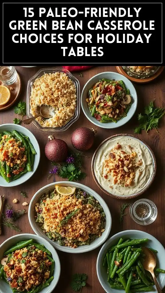 15 Paleo-Friendly Green Bean Casserole Choices for Holiday Tables