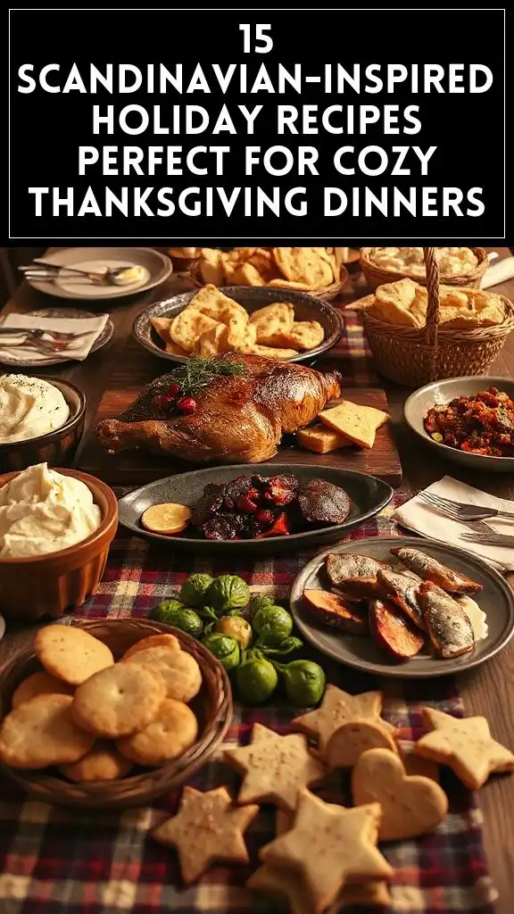 15 Scandinavian-Inspired Holiday Recipes Perfect for Cozy Thanksgiving Dinners