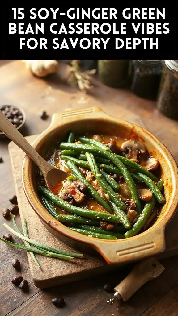 15 Soy-Ginger Green Bean Casserole Vibes for Savory Depth