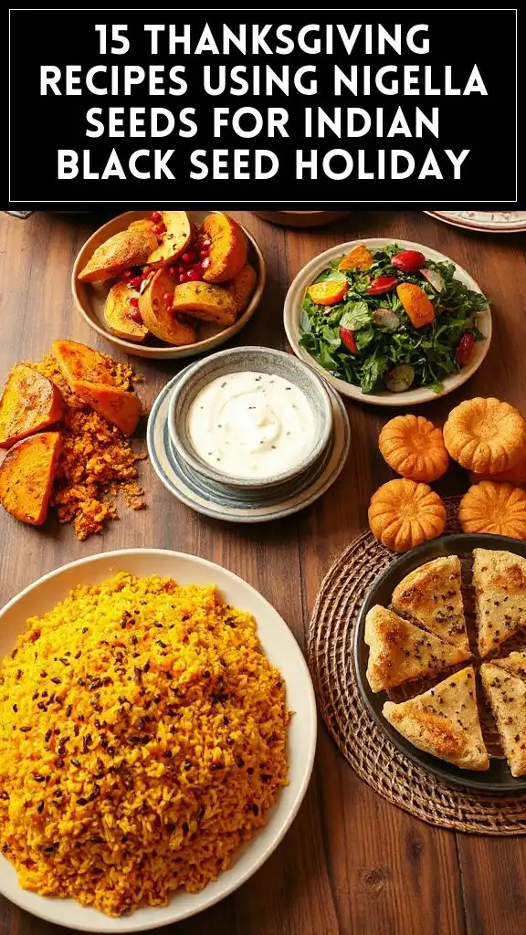 15 Thanksgiving Recipes Using Nigella Seeds for Indian Black Seed Holiday