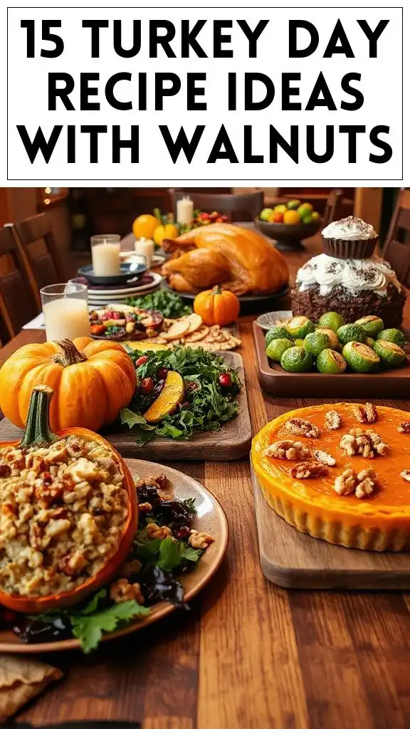 15 Turkey Day Recipe Ideas With Walnuts