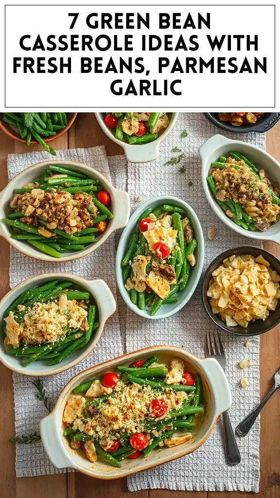 7 Green Bean Casserole Ideas With Fresh Beans, Parmesan & Garlic