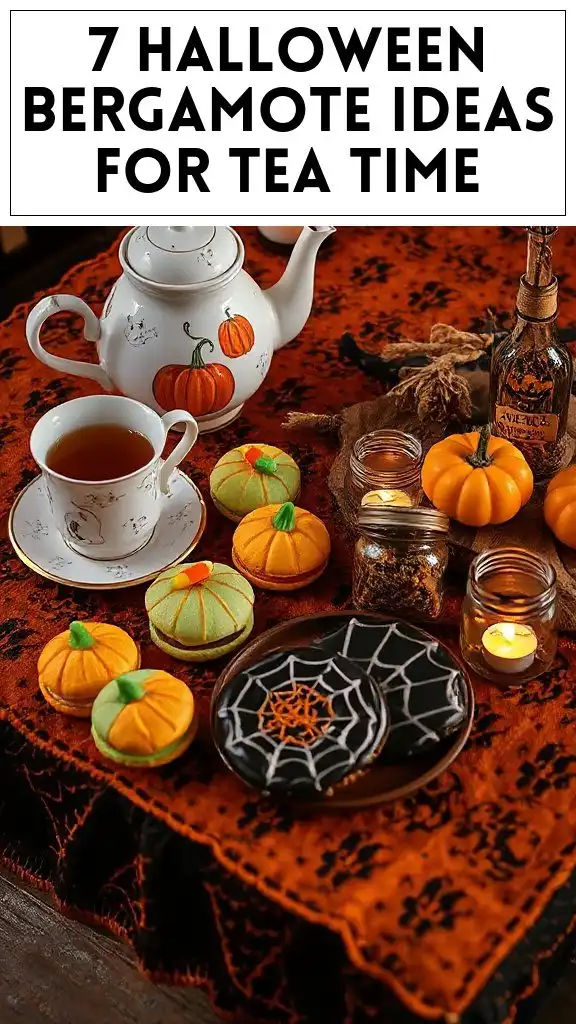 7 Halloween Bergamote Ideas for Tea Time