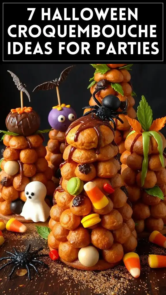 7 Halloween Croquembouche Ideas for Parties