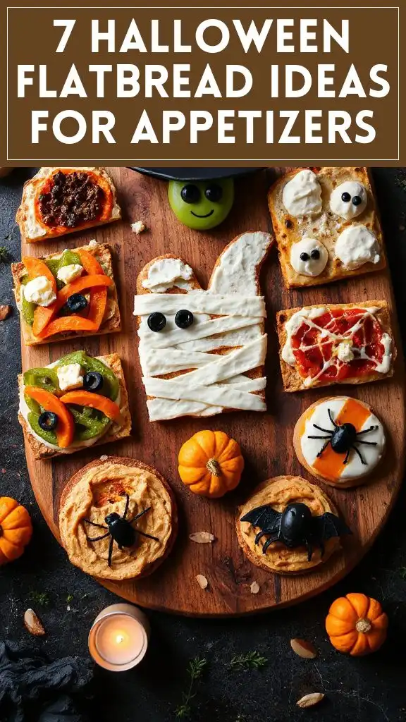 7 Halloween Flatbread Ideas for Appetizers