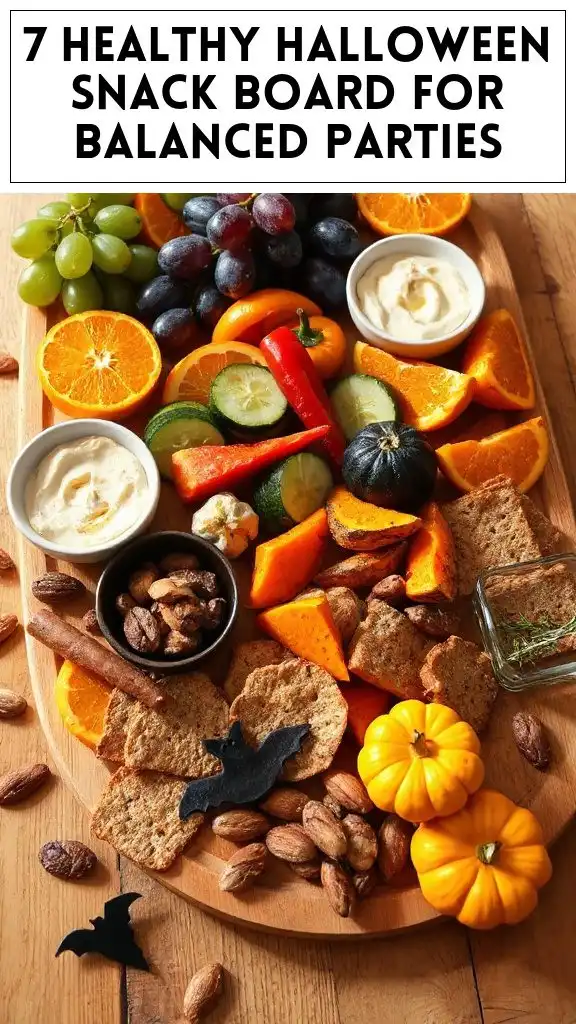 7 Healthy Halloween Snack Board for Balanced Parties