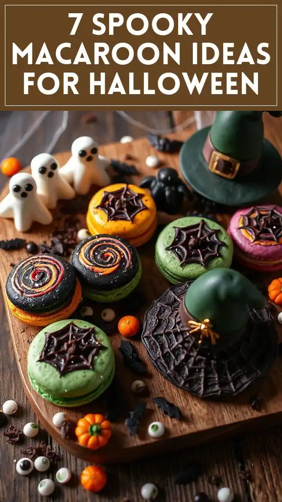 7 Spooky Macaroon Ideas for Halloween