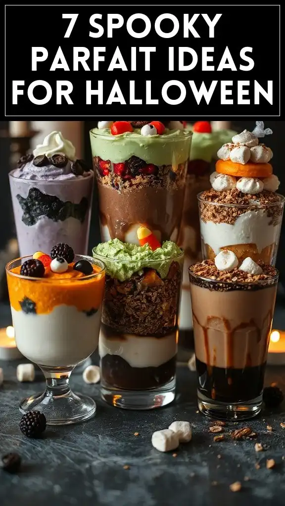 7 Spooky Parfait Ideas for Halloween