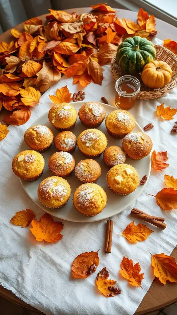 acorn squash cinnamon muffins