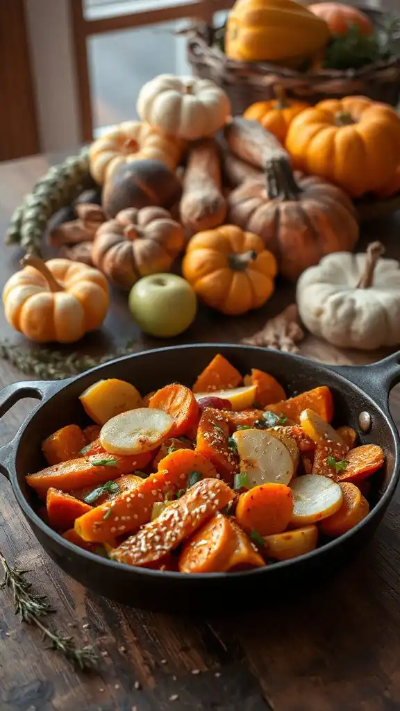 apple and carrot stir fry