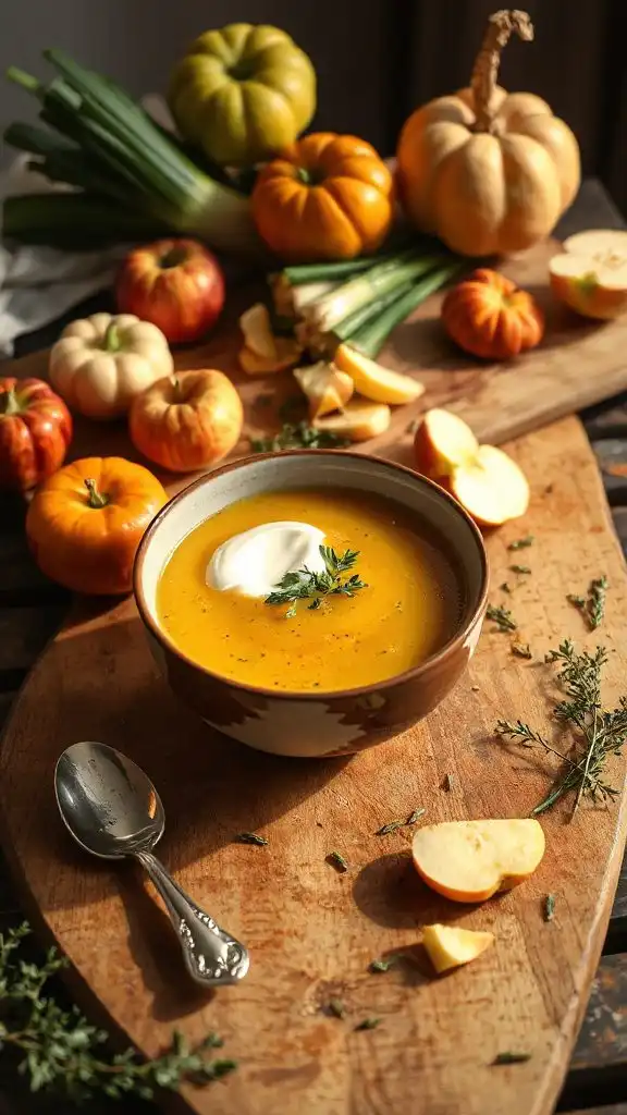 apple and potato soup