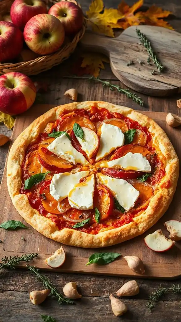 apple brie pizza delight