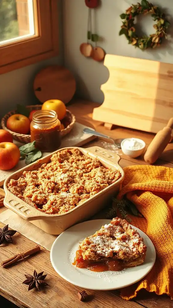 apple butter crumb bars