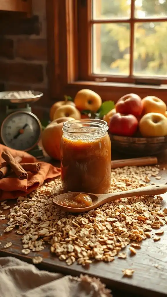 apple butter oatmeal cookies