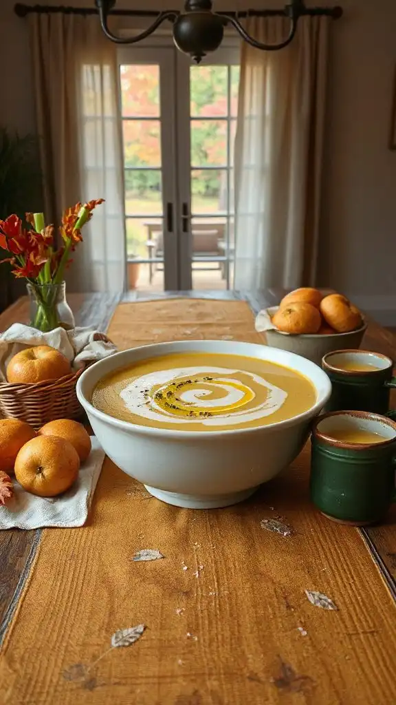 apple celery root soup
