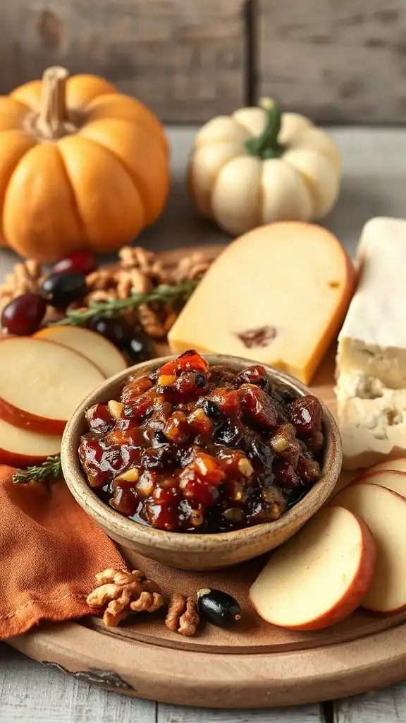 apple chutney with walnuts
