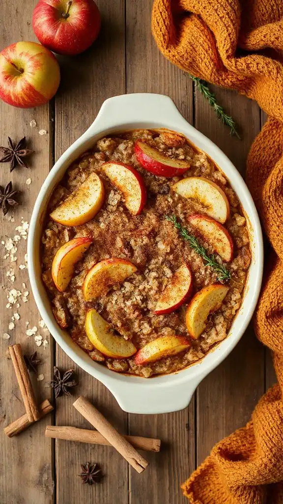 apple cinnamon baked oatmeal recipe