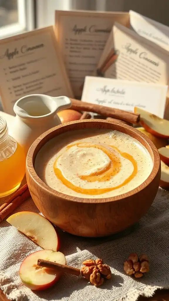 apple cinnamon breakfast smoothie