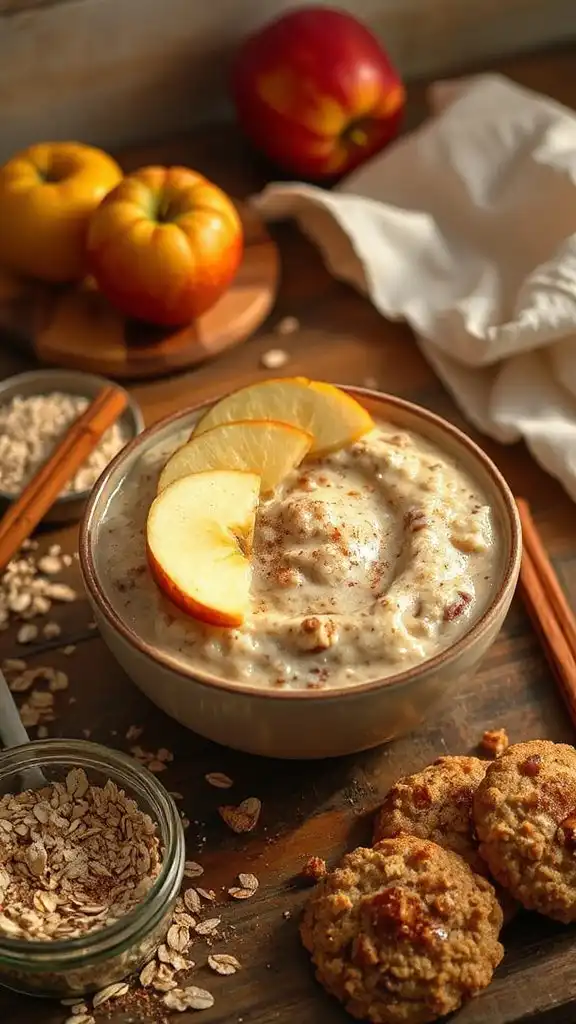 apple cinnamon oatmeal cookies