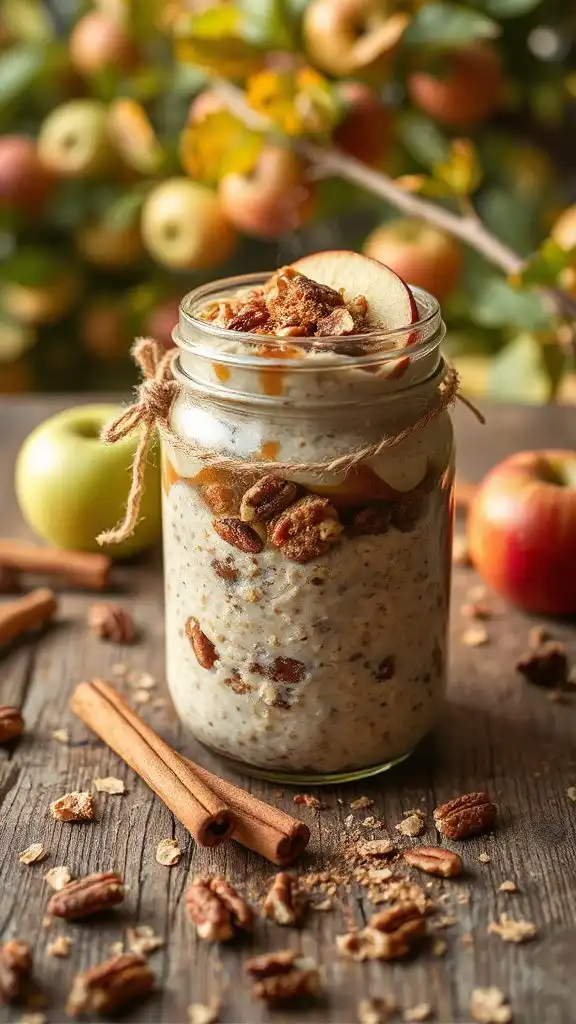 apple cinnamon overnight oats