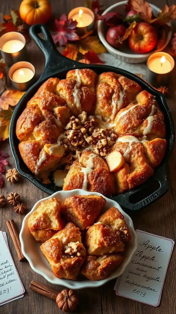 apple cinnamon pull apart dessert