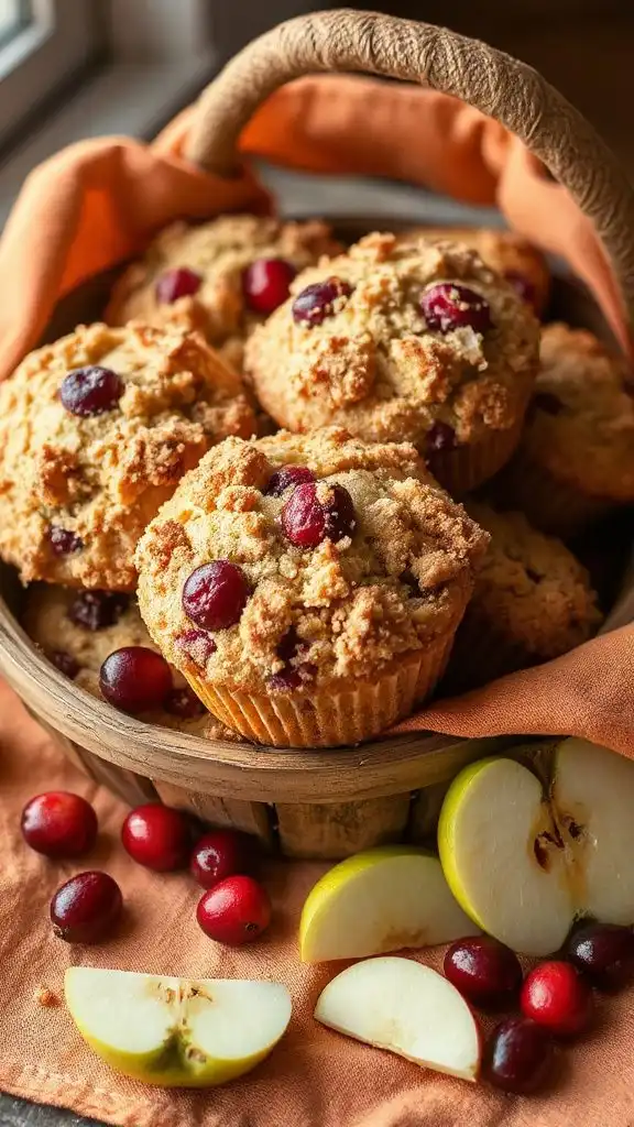 apple cranberry muffin delight