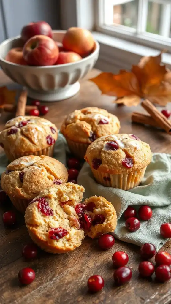 apple cranberry muffin recipe