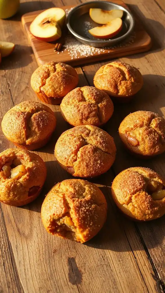 apple donut muffins recipe