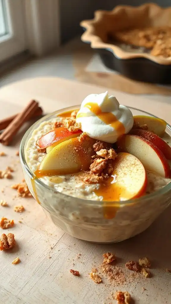 apple flavored overnight oats