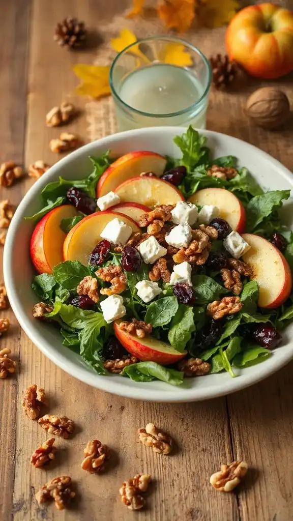 apple walnut feta salad