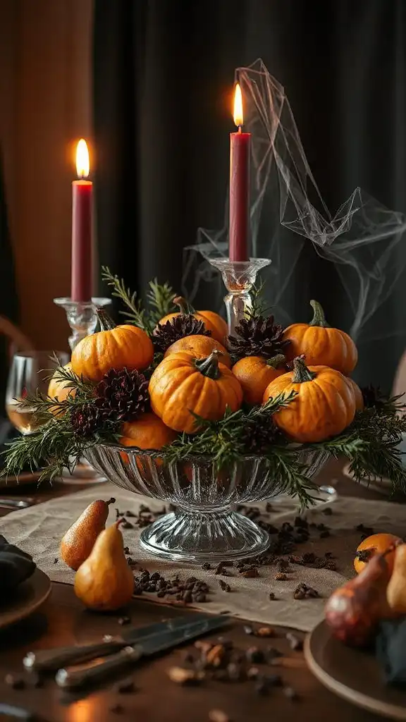 aromatic halloween centerpiece arrangement
