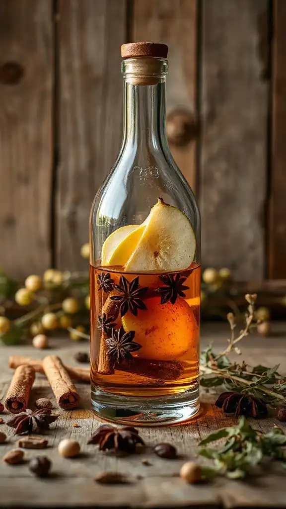 aromatic spiced pear infusion