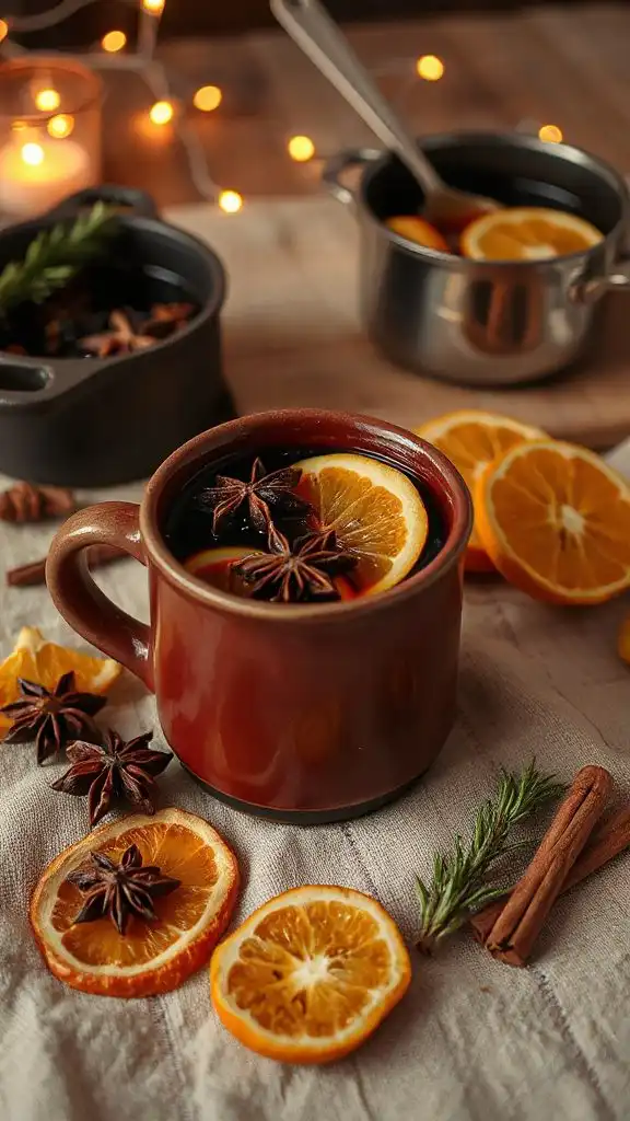 aromatic winter warm beverage