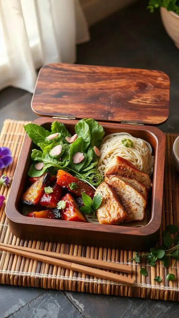 artistic bento box recipe