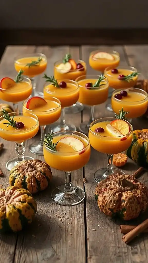 autumn acorn squash drinks