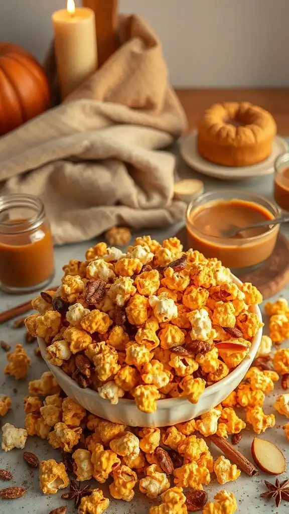 autumn caramel popcorn recipe
