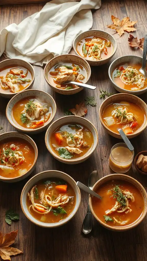autumn chicken soup recipes