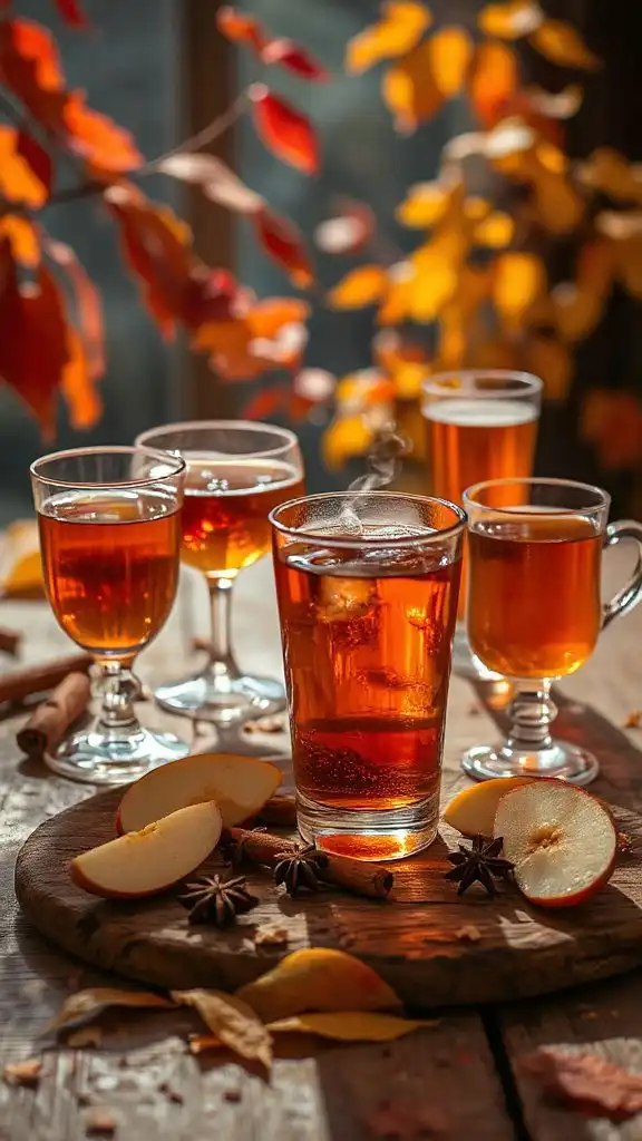 autumn cinnamon whiskey cocktails