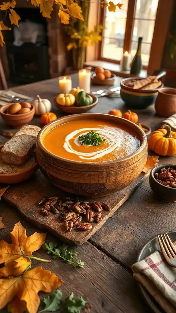 autumn comfort in soup