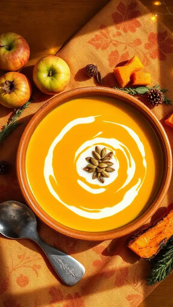 autumn flavors in soup