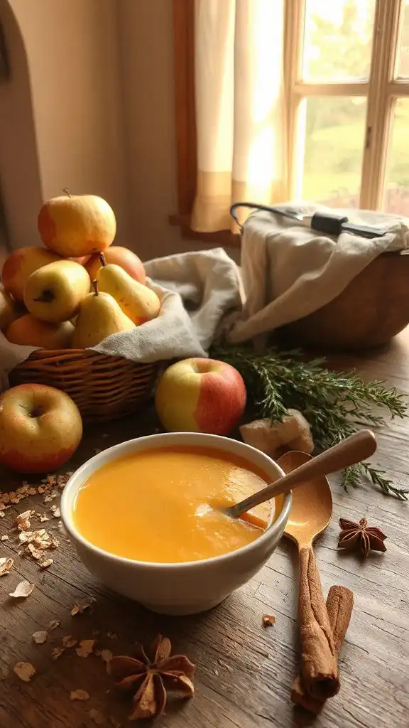 autumn flavors in soup