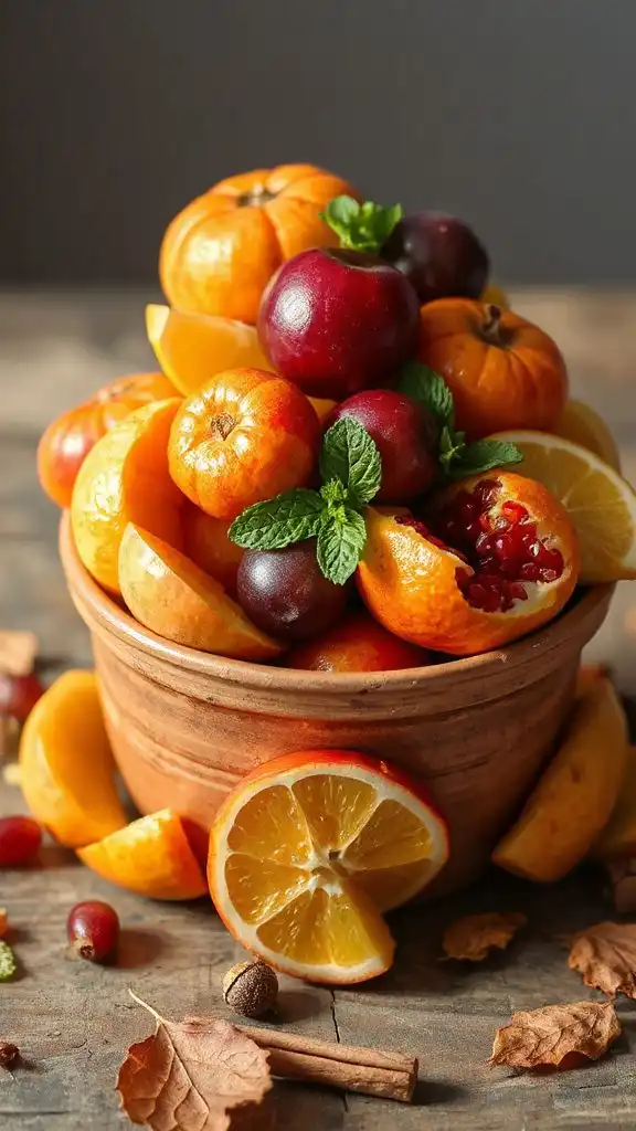 autumn fruit salad delight