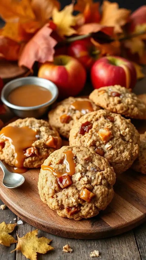 autumn inspired chewy cookies