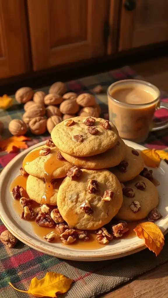 autumn inspired chewy cookies