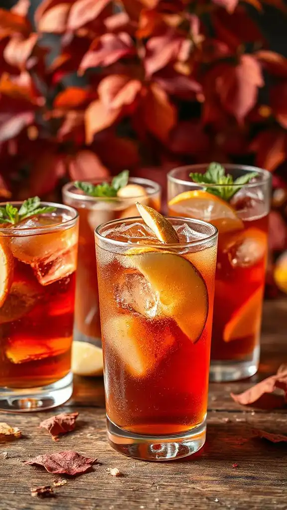 autumn inspired cocktail variations