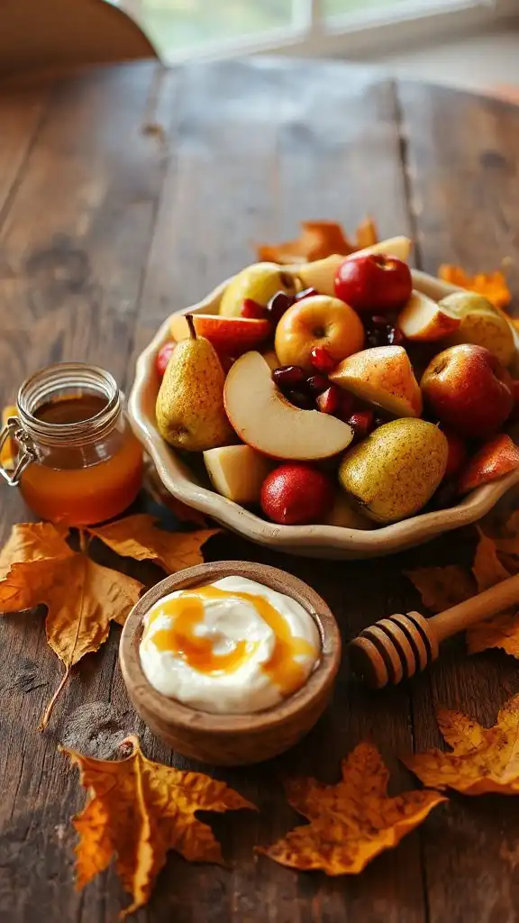 autumn inspired fruit salad recipe